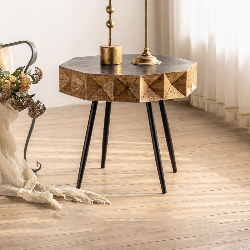 Tavolino laterale di campagna francese completamente assemblato tavolo laterale dell'accento per camera da letto