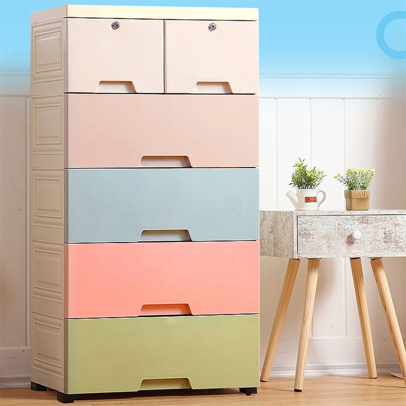 Plastic Storage Cabinet with Lock Contemporary Non-Hanging Armoire