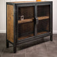 Industrial Cabinet Distressed Wood With Doors Bar Pulls Rectangle Accent Cabinet Clearhalo 'Cabinets & Chests' 'cabinets_chests' 'furn' 'furn_cabinets_chests' 'Furniture' 'Living Room Furniture' 1200x1200_117ce77f-bcf5-4866-824f-21e2b6e007b8