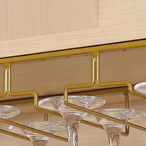 現代の吊りワイングラスラックメタルガラス＆ステムウェアホルダー用キッチン