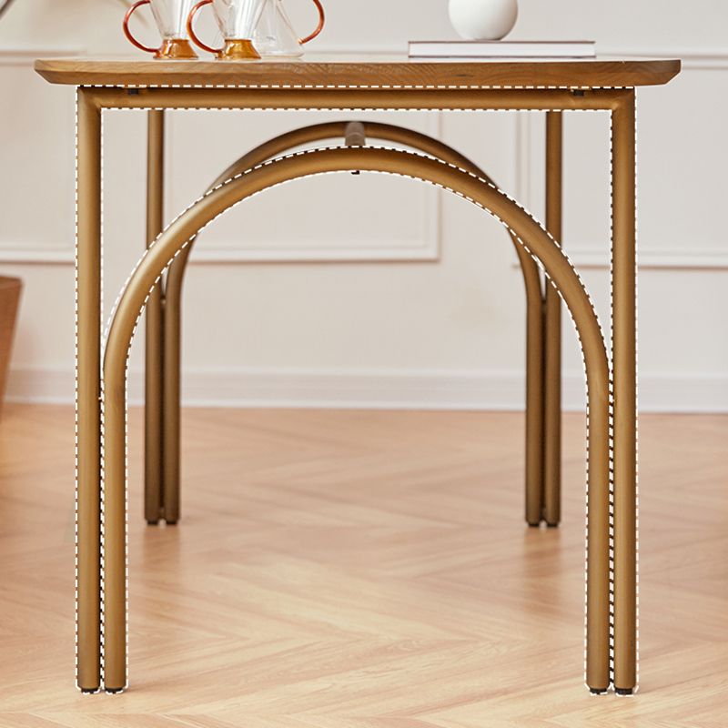 Tavolo da cucina moderno in legno in legno in legno in legno in legno in natura naturale