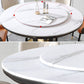 Modern Style Sintered Stone Dining Table Single Pedestal Base Round Table with Turntable Clearhalo ' dining_table' 'Dining Tables & Seating' 'Dining Tables' 'furn' 'furn_dining_table' 'Furniture' 'furniture_dining_table' 'Kitchen & Dining Furniture' 'kitchen&dining_furn' 'kitchen' 'kitchen_dining_table' 1200x1200_117fd61c-6e11-4ef0-a1fb-d7f8e9473180