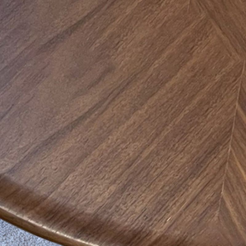 Ronde vierkante blokbasis hout/glas moderne stijl salontafel