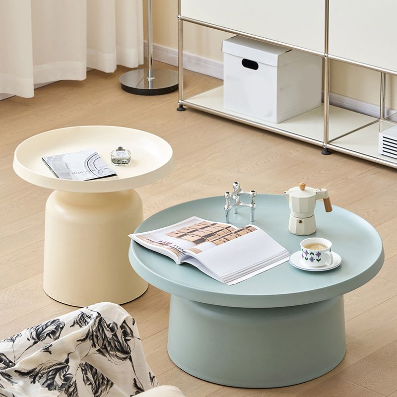 Contemporary Corner Table Metal Round Pedestal Accent Side Table Clearhalo 'Coffee & Accent Tables' 'End & Side Tables' 'end_side_tables' 'furn' 'furn_end_side_tables' 'Furniture' 'Living Room Furniture' 1200x1200_11850a4e-4f2e-48be-858e-5372db6dffb7