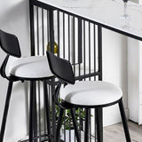 Glam Style Bar Bistro Set 1/3 Pieces Stone Bar-Height Bar table with Upholstered Stools Clearhalo 'Bar Furniture' 'furn' 'furn_home_bar_bar_sets' 'Furniture' 'Home Bars & Bar Sets' 'home_bar_bar_sets' 'Kitchen & Dining Furniture' 1200x1200_118a9ffc-0d26-4ab1-9a7e-3c988c6cb469