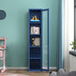 Rectangle Standard Bookcase Scandinavian Bookshelf with Door