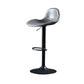 Modern Adjustable Leather Bar Stool Footrest Swivel Dining Stool for Living Room