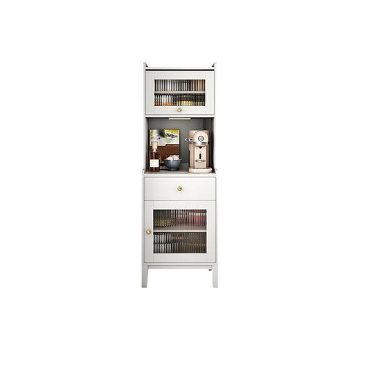 Tavolo da sideboard in pietra a buffet in stile glam con mobile