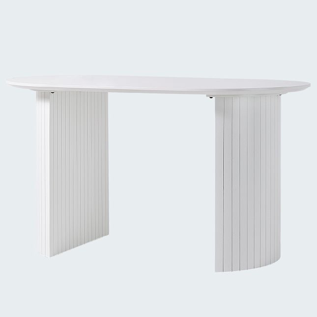 Modern Style Dining Table Double Pedestal Dining Table for Home Use Clearhalo ' dining_table' 'Dining Tables & Seating' 'Dining Tables' 'furn' 'furn_dining_table' 'Furniture' 'furniture_dining_table' 'Kitchen & Dining Furniture' 'kitchen&dining_furn' 'kitchen' 'kitchen_dining_table' 1200x1200_119263f3-dd1c-4609-be9a-49e44b101107