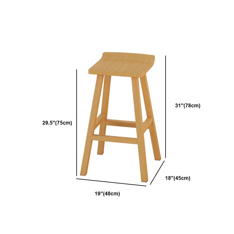 Natural Bar Table Set 1/4 Pieces Rectangle Solid Wood Counter Table Set Clearhalo 'Bar Furniture' 'furn' 'furn_home_bar_bar_sets' 'Furniture' 'Home Bars & Bar Sets' 'home_bar_bar_sets' 'Kitchen & Dining Furniture' 1200x1200_119622da-93bd-4114-aa9b-ed90484839b7