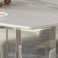 Contemporary Style Dining Table Rectangle Table for Home Kitchen