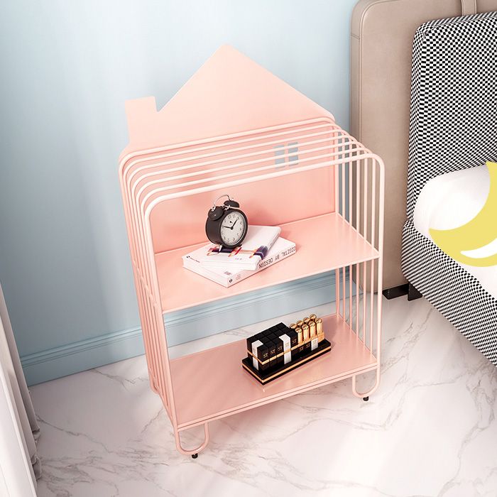 Open Back Metal Bookshelf Scandinavian Style Bookcase for Home Study Room Clearhalo 'Bookcases' 'furn' 'furn_bookcases' 'Furniture' 'furniture_bookcases' 'Office Furniture' 1200x1200_1197877c-5b21-4130-950a-1fcc59a57bde