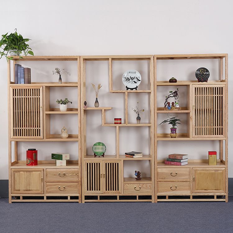 Natural Bookshelf Solid Wood Scandinavian Style Bookcase for Home Office Clearhalo 'Bookcases' 'furn' 'furn_bookcases' 'Furniture' 'furniture_bookcases' 'kitchen' 'kitchen_bookcases' 'Living Room Furniture' 'Office Furniture' 1200x1200_1198136c-d39d-48f9-a01c-bc2c894a36a6