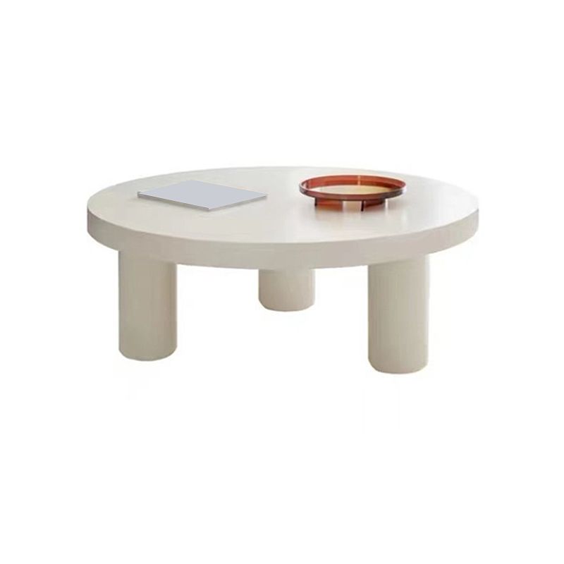 Scandinavian Wooden Round Coffee Cocktail Table 3 Legs Coffee Table Clearhalo 'Coffee & Accent Tables' 'Coffee Tables' 'coffee_tables' 'furn' 'furn_coffee_tables' 'Furniture' 'Living Room Furniture' 1200x1200_119879e7-459d-404a-b5a3-81865490b8f1