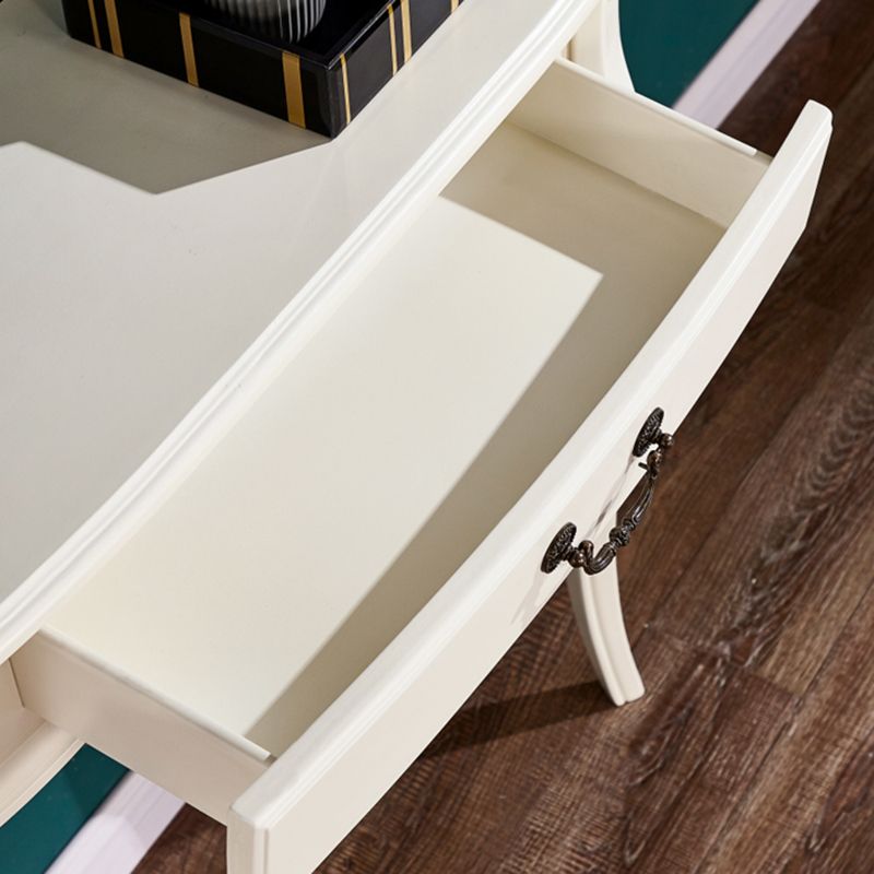 Mid-Century Modern Console Table Half Moon 4 Legs Rubbered Wood Sofa Console Table Clearhalo 'Console Tables' 'console_tables' 'Entry & Mudroom Furniture' 'furn' 'furn_console_tables' 'Furniture' 1200x1200_119c44e1-fcb7-46a3-bf77-84157198b00e