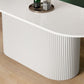 Oval Pedestal Base Furniture Contemporary Style Dining Room Collection Clearhalo ' dining_table' 'Dining Tables & Seating' 'Dining Tables' 'furn' 'furn_dining_table' 'Furniture' 'furniture_dining_table' 'Kitchen & Dining Furniture' 'kitchen&dining_furn' 'kitchen' 'kitchen_dining_table' 1200x1200_119e8a62-07f9-4968-8d76-458f62adb63c