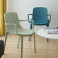Contemporary Plastic Dining Room Chair Stacking Arm Chair for Restaurant (Set of 4) Clearhalo ' kitchen&dining_furn' 'Dining Chairs' 'Dining Tables & Seating' 'dining_chair' 'Furniture' 'furniture_dining_chair' 'Kitchen & Dining Furniture' 'kitchen' 1200x1200_11a0e661-787a-4608-bacc-ff1e9bec6452