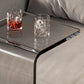 Modern Rectangle Acrylic Side End Snack Table with Sled Base Clearhalo 'Coffee & Accent Tables' 'End & Side Tables' 'end_side_tables' 'furn' 'furn_end_side_tables' 'Furniture' 'Living Room Furniture' 1200x1200_11a2b0a6-f758-4ee9-ad78-a03829841f46