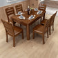Minimalist Solid Wood Dining Sets with Rubberwood Wood Dining Table and Chairs Clearhalo 'Dining Room Sets' 'Dining Tables & Seating' 'dining_room_set' 'furn' 'furn_dining_room_set' 'Furniture' 'furniture_dining_room_set' 'Kitchen & Dining Furniture' 'kitchen&dining_furn' 'kitchen' 1200x1200_11a3a9d1-e814-4d74-9275-4301b1de54d8