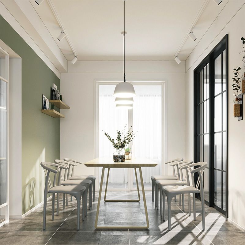 Modern Style Plastic Dining Chairs Dining Stackable Side Chair for Kitchen Clearhalo ' kitchen&dining_furn' 'Dining Chairs' 'Dining Tables & Seating' 'dining_chair' 'furn' 'furn_dining_chair' 'Furniture' 'furniture_dining_chair' 'Kitchen & Dining Furniture' 'kitchen' 1200x1200_11a3c325-7dff-4ea2-9b44-c14464c923dd