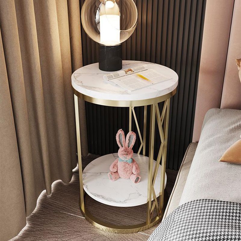 12,65 pouces de tête de nuit contemporain à 1 étagère