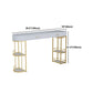 Glam Style Stone Bar Table 1/3/4 Pieces Counter Table with Upholstered Stools Clearhalo 'Bar Furniture' 'furn' 'furn_home_bar_bar_sets' 'Furniture' 'Home Bars & Bar Sets' 'home_bar_bar_sets' 'Kitchen & Dining Furniture' 1200x1200_11a7bebe-5e6e-4f37-a975-bd3b06bd5dd3