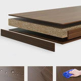 Metal Etagere Shelf Bookcase Vertical Open Book Shelf for Home