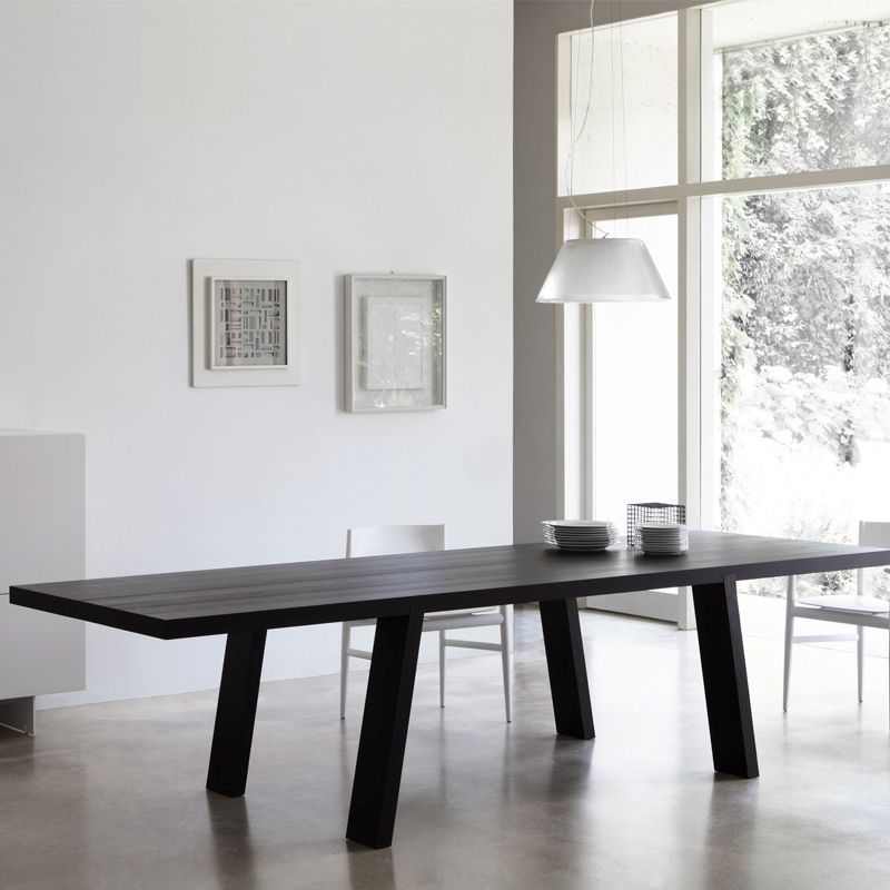 Rectangle 4 Legs Industrial Table Solid Wood Fixed Table for Dining Room Clearhalo ' dining_table' 'Dining Tables & Seating' 'Dining Tables' 'furn' 'furn_dining_table' 'Furniture' 'furniture_dining_table' 'Kitchen & Dining Furniture' 'kitchen&dining_furn' 'kitchen' 'kitchen_dining_table' 1200x1200_11adaa55-6cb5-4af3-9df4-f3a57575ca7f