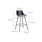 Modern Plastic Bar-stool Bucket Seat Counter Bar Stool with Metal Legs Clearhalo 'Bar Furniture' 'Bar Stools' 'bar_stools' 'furn' 'furn_bar_stools' 'Furniture' 'Kitchen & Dining Furniture' 1200x1200_11b1de20-a09a-4681-983d-b16fc9016142