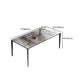 Industrial Sintered Stone Kitchen Table Rectangle Fixed Dining Room Desk Clearhalo 'Dining Tables & Seating' 'Dining Tables' 'dining_table' 'furn' 'furn_dining_table' 'Furniture' 'Kitchen & Dining Furniture' 1200x1200_11b4b68d-d6f4-4bd9-95ce-b022f47b3fc0