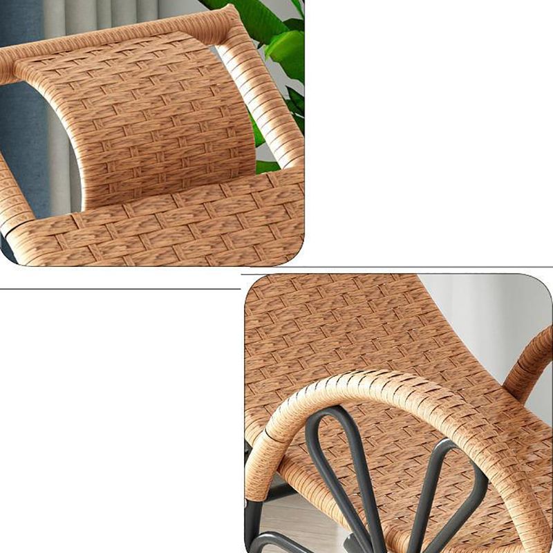 Chaise à bascule moderne coloride coloride en métal chaise de chaise de jambes