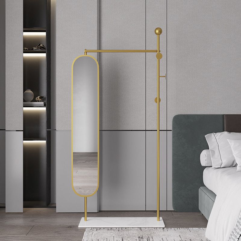 Gorgeous Coat Hanger Mirror Included Metal Coat Rack for Living Room Clearhalo 'Entry & Mudroom Furniture' 'furn' 'furn_hall_tree_coat_racks' 'Furniture' 'Hall Trees & Coat Racks' 'hall_tree_coat_racks' 1200x1200_11b51e03-93ba-4074-bd14-ba2caa04fd8c