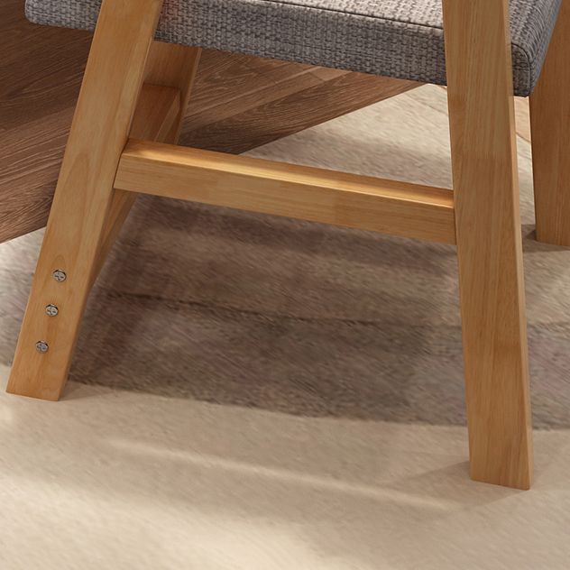 Modern Wooden Dining Chair Open Back Single Dining Side Arm Chair for Kitchen Clearhalo ' kitchen&dining_furn' 'Dining Chairs' 'Dining Tables & Seating' 'dining_chair' 'furn' 'furn_dining_chair' 'Furniture' 'furniture_dining_chair' 'Kitchen & Dining Furniture' 'kitchen' 1200x1200_11b52fe3-6f2f-4fba-8cd1-2c942b923f1e