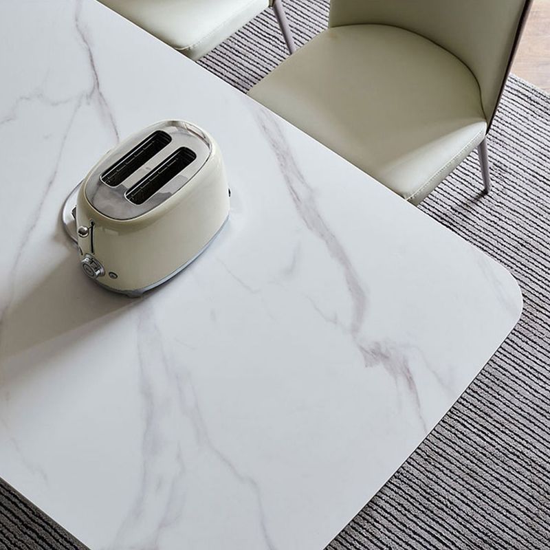 Modern Stone Rectangle Dining Table Home Kitchen Dinner Tripod Base Dining Table Clearhalo ' dining_table' 'Dining Tables & Seating' 'Dining Tables' 'furn' 'furn_dining_table' 'Furniture' 'furniture_dining_table' 'Kitchen & Dining Furniture' 'kitchen&dining_furn' 'kitchen' 'kitchen_dining_table' 1200x1200_11b632c4-8154-4f87-8aad-7036dd270516