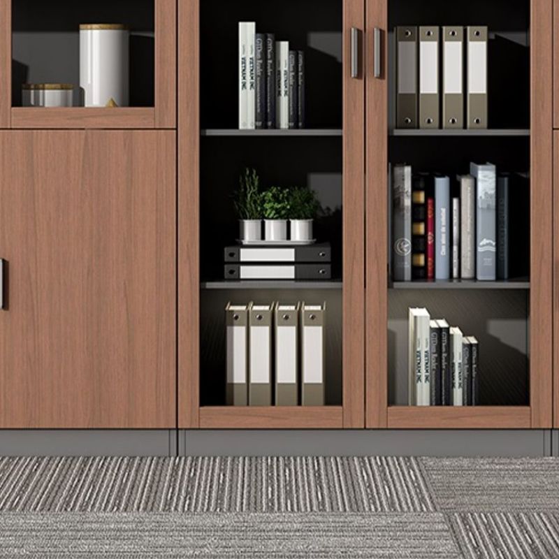 Babyet Babyet Madera y vidrio Estantes de almacenamiento vertical de archivos contemporáneos