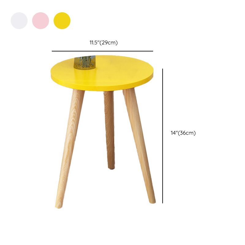 Wood 4 Legs End Table Modern Side End Snack Table for Living Room Clearhalo 'Coffee & Accent Tables' 'End & Side Tables' 'end_side_tables' 'furn' 'furn_end_side_tables' 'Furniture' 'Living Room Furniture' 1200x1200_11b7490f-345a-4f1e-8968-5c50f459c528