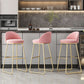 Glam Dessert Shop Footrest Stool Matte Finish Velvet Bar Stool Clearhalo 'Bar Furniture' 'Bar Stools' 'bar_stools' 'furn' 'furn_bar_stools' 'Furniture' 'furniture_bar_stools' 'Kitchen & Dining Furniture' 1200x1200_11b945ca-f20b-4d89-bdd0-01d0dc25502f