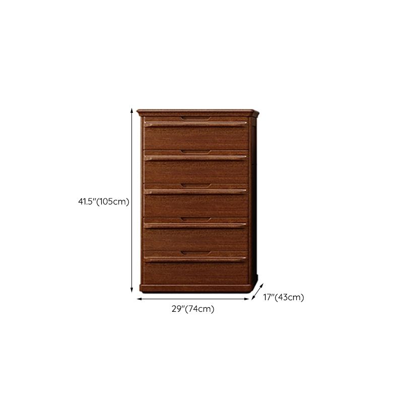 Brown 29.13" Wide Accent Chest Mid-Century Modern Wood Accent Chest Clearhalo 'Cabinets & Chests' 'cabinets_chests' 'furn' 'furn_cabinets_chests' 'Furniture' 'Living Room Furniture' 1200x1200_11b9baaa-abb3-41eb-89f3-13d849519601