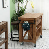 Industrial Stationary Kitchen Cart Wood Rectangular Kitchen Island Cart Clearhalo 'furn' 'furn_kitchen_islands_carts' 'Furniture' 'Kitchen & Dining Furniture' 'Kitchen Islands & Carts' 'kitchen_islands_carts' 1200x1200_11be5f01-b2f8-4635-9c3d-d244a5b7a34c