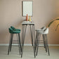 Industrial Black Iron Bar Table Faux Marble Rectangle Top 41.3"H Bistro Table with 4 Legs Clearhalo 'Bar Furniture' 'Bar Tables' 'bar_tables' 'furn' 'furn_bar_tables' 'Furniture' 'furniture_bar_tables' 'Kitchen & Dining Furniture' 1200x1200_11bff24f-600d-4813-ad27-6498af0255b6