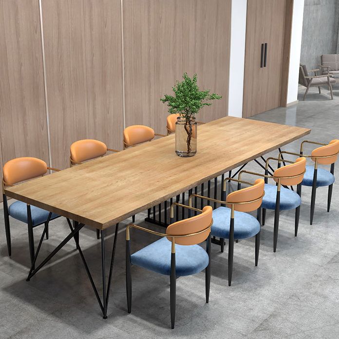 Glam Style Writing Desk Rectangular Hairpin Base Office Desk Clearhalo 'Furniture' 'furniture_office_desk' 'Office Desks' 'Office Furniture' 'office_desk' 1200x1200_11c35dca-b5fb-4ea9-8007-b3286626d781