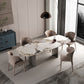 Rectangle Sintered Stone Dining Table Modern Table in White with Metal Double Pedestal Clearhalo ' dining_table' 'Dining Tables & Seating' 'Dining Tables' 'furn' 'furn_dining_table' 'Furniture' 'furniture_dining_table' 'Kitchen & Dining Furniture' 'kitchen&dining_furn' 'kitchen' 'kitchen_dining_table' 1200x1200_11c3ddf8-6a78-49da-bfa6-91dd13a1b19e
