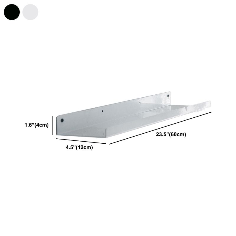 Contemporary Floating Bookshelf Iron 4.7" W Living Room Book Shelf Clearhalo 'Bookcases' 'furn' 'furn_bookcases' 'Furniture' 'Office Furniture' 1200x1200_11c43c26-3ae7-45a0-ab4d-8ec38bebda45