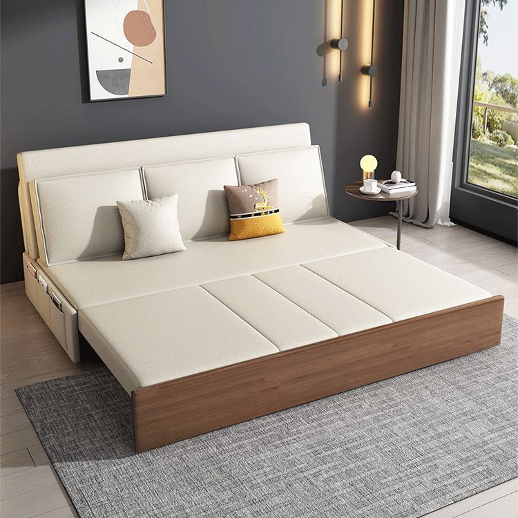 Cushion Back Sofa Futon Armless Convertible Sofa with Storage Clearhalo 'furn' 'furn_futons' 'Furniture' 'Futons & Daybeds' 'Futons' 'Living Room Furniture' 1200x1200_11c5ad9b-c317-400d-b488-9025548d0266