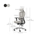 Modern Arm Chair Adjustable Seat Height Office Chair with Wheels