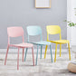 Scandinavian Plastic Armless Dining Chairs Dining Room Open Back Side Chair Clearhalo ' kitchen&dining_furn' 'Dining Chairs' 'Dining Tables & Seating' 'dining_chair' 'furn' 'furn_dining_chair' 'Furniture' 'furniture_dining_chair' 'Kitchen & Dining Furniture' 'kitchen' 1200x1200_11c82f0d-cb8e-471e-bdd0-06bf38c97a1a