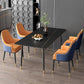 Nordic 1/2/5/7 Pieces Dining Set Sintered Stone Dining Table with Leather Chairs Clearhalo 'Dining Room Sets' 'Dining Tables & Seating' 'dining_room_set' 'furn' 'furn_dining_room_set' 'Furniture' 'furniture_dining_room_set' 'Kitchen & Dining Furniture' 'kitchen&dining_furn' 'kitchen' 1200x1200_11c84ce1-e273-48ca-bc54-d2bc9f323605