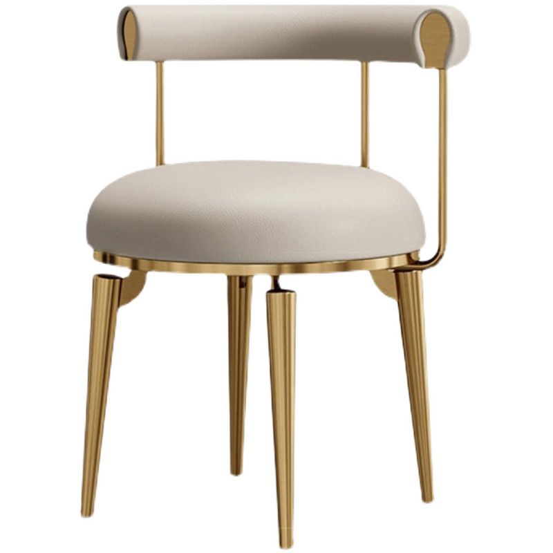 キッチンダイニングのアクセント椅子布張りの腕のないダイニングチェア