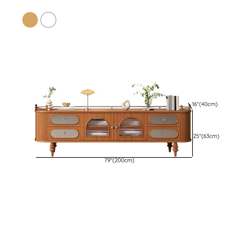 Solid Wood TV Stand Console Traditional Media Console TV Stand with Drawers Clearhalo 'furn' 'furn_tv_stands_entertainment_centers' 'Furniture' 'Living Room Furniture' 'TV Stands & Entertainment Centers' 'TV Stands & Media Storage Furniture' 'tv_stands_entertainment_centers' 1200x1200_11d16bd4-9753-4fc5-bde2-85a71de759a8