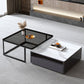 Square Marble Coffee Table Coffee 2 Nesting Coffee Table Set Modern Cocktail Table Clearhalo 'Coffee & Accent Tables' 'Coffee Tables' 'coffee_tables' 'furn' 'furn_coffee_tables' 'Furniture' 'furniture_coffee_tables' 'Living Room Furniture' 1200x1200_11d7a70b-74c0-451b-9d13-299a49e9d645